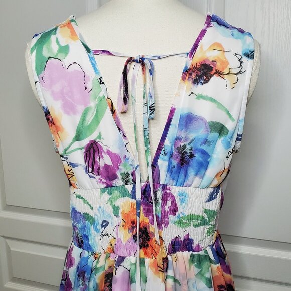 Japna Floral Print Maxi Romper Size S - Picture 6 of 6
